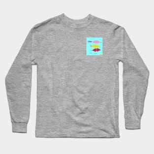 Little Loves Blue. Long Sleeve T-Shirt